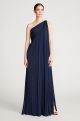 HALSTON PRIYA KNIT PLEATED GOWN