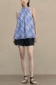JAMES & CO SLVLESS SILK TOP