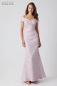 TERI JON OFF SHOULDER PORTRAIT GOWN