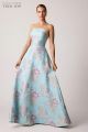 TERI JON STRAPLESS GOWN
