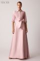 TERI JON SHIRT WAIST GOWN