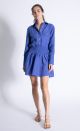 KARINA GRIMALDI HELEN LINEN MINI DRESS