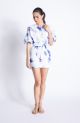 KARINA GRIMALDI CATHERINE PRINT MINI DRESS
