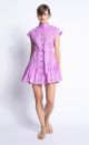 KARINA GRIMALDI ARUBA EMBROIDERED DRESS