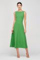 KAY UNGER AMARI TEA LENGTH DRESS