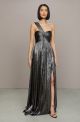 AMUR BETTIE METALLIC GOWN