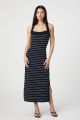 FRENCH CONNECTION BODYCON HALTER MIDI DRESS