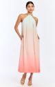 MESTIZA BIJOU HALTER MIDI DRESS