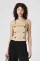 FRENCH CONNECTION LIGHT WEIGHT TRENCH TOP