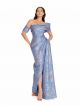 NICOLE BAKTI ONE SHOULDER DRAPED GOWN