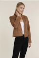 DOLCE CABO FAUX SUEDE TAILORED BLAZER