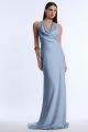 BCBGMAXAZRIA COWL HALTER GOWN