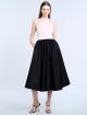 BCBGMAXAZRIA HALTER TEA LENGTH DRESS