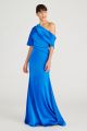 THEIA REMI ONE SHOULDER DRAPED GOWN