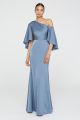 THIEA KIA CAPE FIT & FLARE GOWN