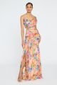THEIA MACIE ONE SHOULDER DRAPE GOWN