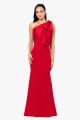 BETSY & ADAM BOW SHOULDER GOWN