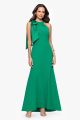 BETSY & ADAM BOW SHOULDER GOWN