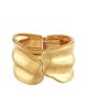 GS WIDE & TEXTURED BANGLE CUFF