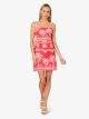 ADRIANNA PAPELL PRINTED PALM SHORT DRESS
