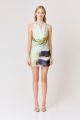 CURAAE WILLOW SATIN TOP AND MINI SKIRT SET