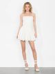 ALICE + OLIVIA ARDEN DROP WAIST BUBBLE MINI DRESS