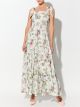 ALICE + OLIVIA MONNIE TIERED MAXI DRESS