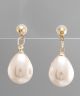 GS PEARL DROP EARRING