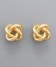 GS KNOTTED POST EARRING