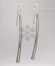 GS METAL CURVED BAR EARRING