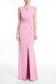 BADGLEY MISCHKA BROOCH WAIST GOWN