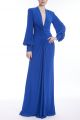 BADGLEY MISCHKA VNECK JERSEY GOWN