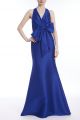 BADGLEY MISCHKA BOW HALTER GOWN