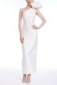 BADGLEY MISCHKA MIKADO BOW SHOULDER GOWN