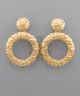 GS GOLD CIRCLE EARRING