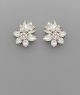 GS FLOWER & MARQUISE EARRING