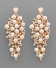 GS PEARL&CRYSTAL MARQUISE EARRING