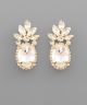 GS OVAL & MARQUISE EARRING