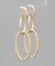 GS CIRCLE LINK EARRING