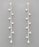 GS PEARL/SPARKLE STRAND EARRING