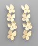 GS FLOWER STACK DANGLE EARRING