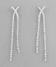 GS CRISSCROSSED CRYSTAL EARRING