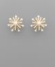 GS CRYSTAL SUNBURST EARRING