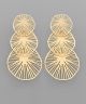 GS CUTOUT 3 CIRCLE EARRING