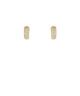 GS CZ CURVED BAR EARRING