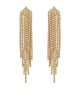 GS CHAIN LINEAR DROP EARRING