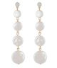 GS FLAT PEARL STRAND EARRING