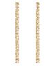 GS LONG PAVE STRAND EARRING
