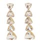 GS PAVE TRIANGLE LINK EARRING