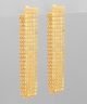 GS MESH CHAIN DROP EARRING